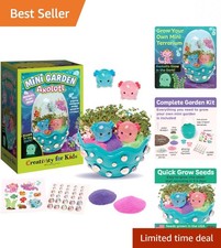 Fun Axolotl Themed Gardening Kit: Complete DIY Terrarium for Young Nature Lovers