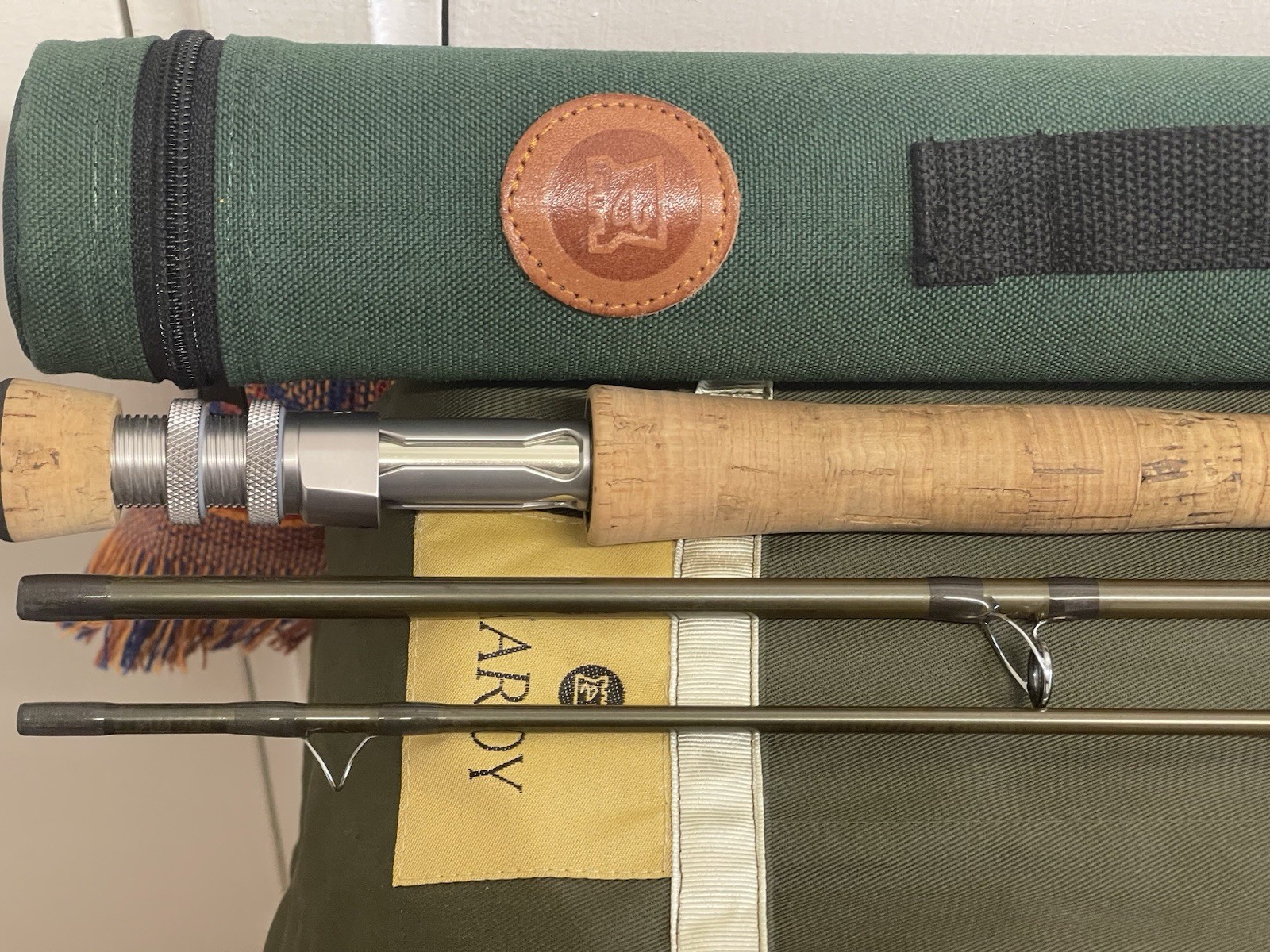 Hardy Demon 9ft #7 Fly Rod In Excellent Condition With Cloth Bag/tube