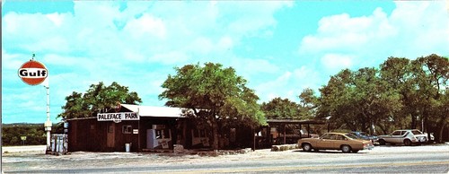 Paleface Park Country Store Texas Oversize Postcard