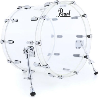 Pearl Crystal Beat Bass Drum - 22 x 16 inch - Ultra Clear