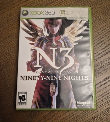 Jeu Ninety Nine Nights (N3) Pour Xbox 360 – Complet Avec Boîtier Et Notice, Bon état