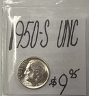 1950-S Roosevelt Silver Dime! (UNC) Uncirculated Cond! ENN Coins