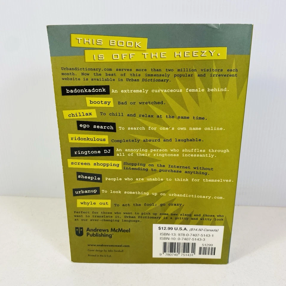 Urban Dictionary Fularious Street Slang Defined by Aaron Peckham Small Paperback - Image 2 of 4