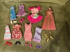 Lot of NICE preowned  Barbie clothing Vintage & modern - shoes ~ LQQK ! (D)