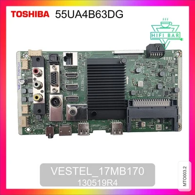 ✅ Carte Mère pour TV TOSHIBA 55UA4B63DG VESTEL 17MB170 130519R4 ✅ - Photo 1/4