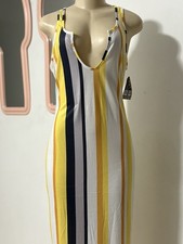 Colorful Bodycon Midi Dress – Sleeveless Deep V-Neck