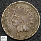 1908 S Indian Head Copper Cent 1C