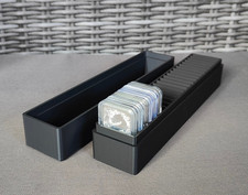 M&uuml;nzbox f&uuml;r 25x Silberm&uuml;nzen Rectangle Kapseln, M&uuml;nzbox f&uuml;r rechteckige Kapseln