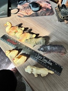 Lof of 7 Vintage Celluloid Animals