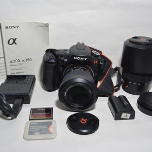 Kit appareil photo reflex numérique Sony Alpha A350 avec