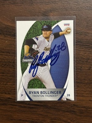 Ryan Bollinger 2018 Choice Trenton Thunder #9 IP Auto Autographed Signed