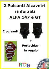 KIT 2 Pulsanti pulsantiera Alfa Romeo 147 GT + portachiavi  tasto alzavetri luce