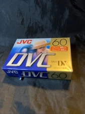 JVC DVM60ME Mini DV Digital Video Cassette Tape 60ME OVC - New/Sealed
