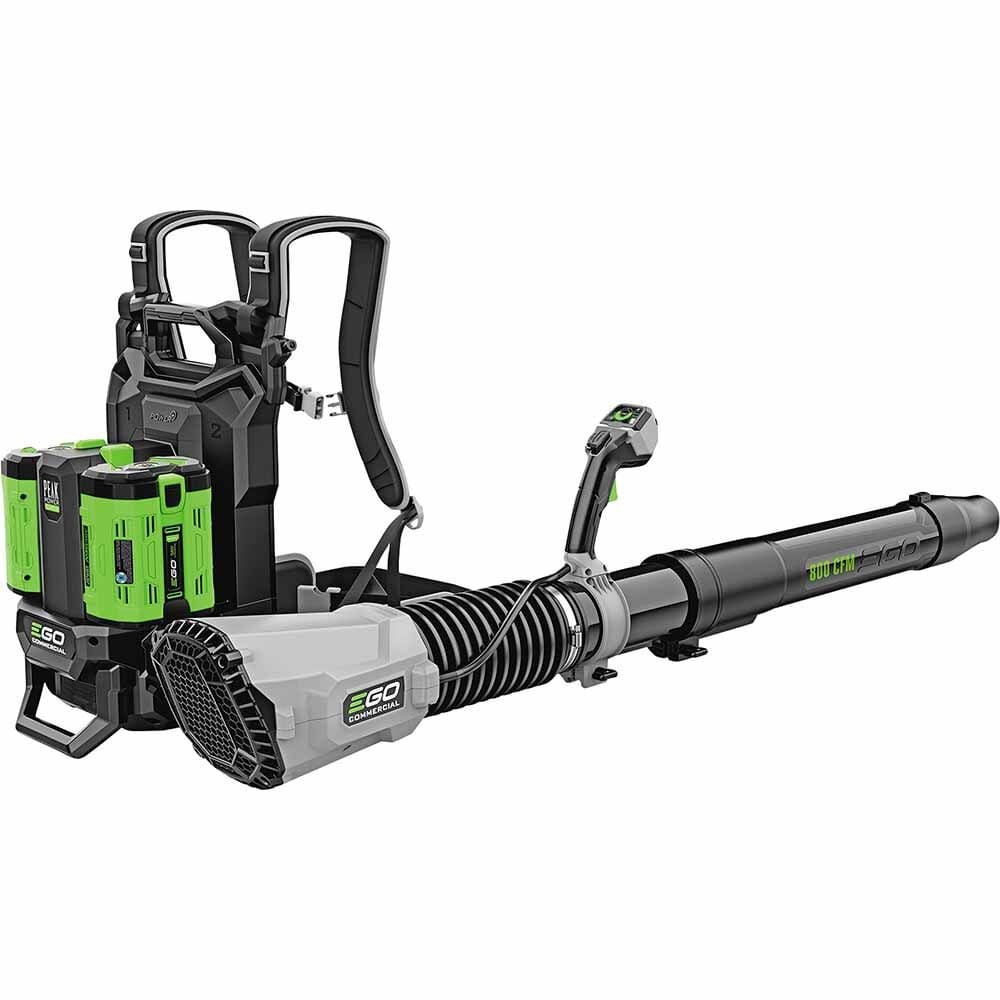 Коммерческий комплект воздуходувки для рюкзака Ego 800 Cfm с аккумулятором 2X10AH и зарядным устройством мощностью 560 Вт