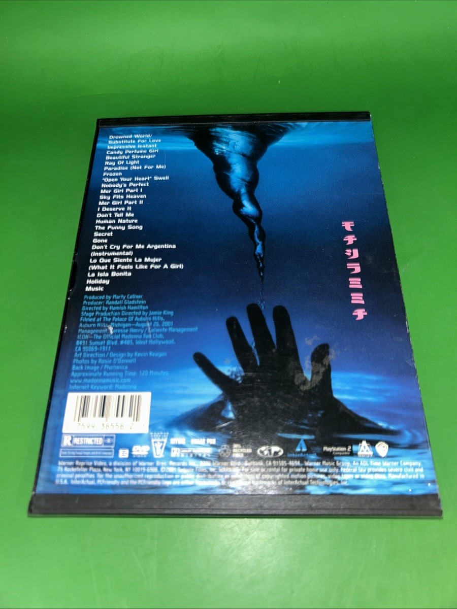 MADONNA • Drowned World Tour, 2001 Dvd | eBay