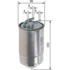 Bosch F 026 402 051 Kraftstofffilter für OPEL CORSA C D S07 X01 Partikelfilter