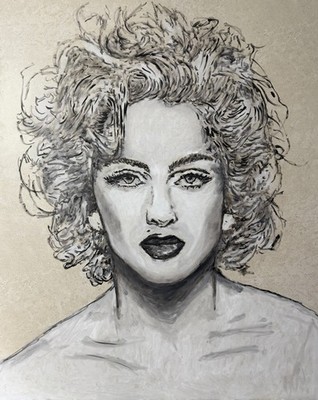 Original Ölbild   Daniel Pultorak   Unikat   Moderne Kunst   Madonna   Porträt