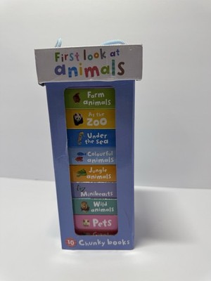 Green Android Ltd Animals 10 Chunky Board Books for Babies & Toddlers