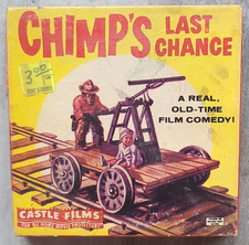 Castle Films Chimp's Last Chance 8mm Silent Comedy Film Reel No.855 in Box