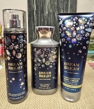 Bath  Body Works Dream Bright Mist, Body Cream, Body Wash Set
