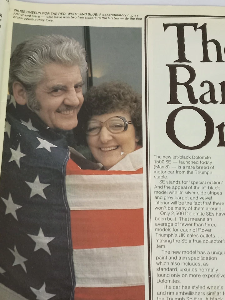 SPECIALIST CAR Jaguar Rover Triumph Employee Magazine no 8 may 1979 - Image 3 of 4