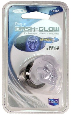 6 Pack Dash Glow Car Lighter Light, Skull, 12-Volt 16500