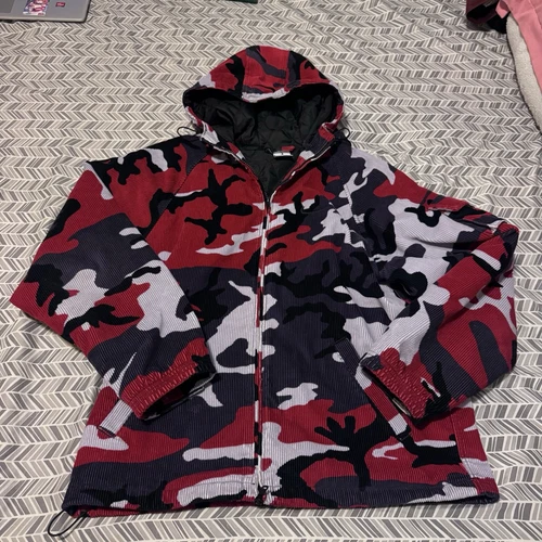 Veste à capuche Supreme Nike Arc velours côtelé rouge camouflage moyen