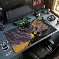 Umbreon Starry Night Art XL Gaming Mouse Pad, Pokemon Desk Mat