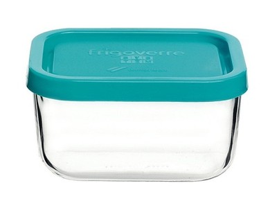 Bormioli Rocco Rectangular Food Container with Frosted Lid