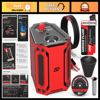 #ad #ad Automotive Smoke Machine EVAP Leak Tester Adjustable Pressure Built in Compre $103.99