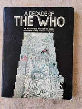 The Who a Decade of Songbook and History 1977 UK by Pete Townsend, 238 Pages