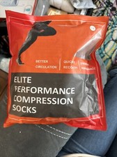 5-Pack Elite Performance Compression Socks L/XL