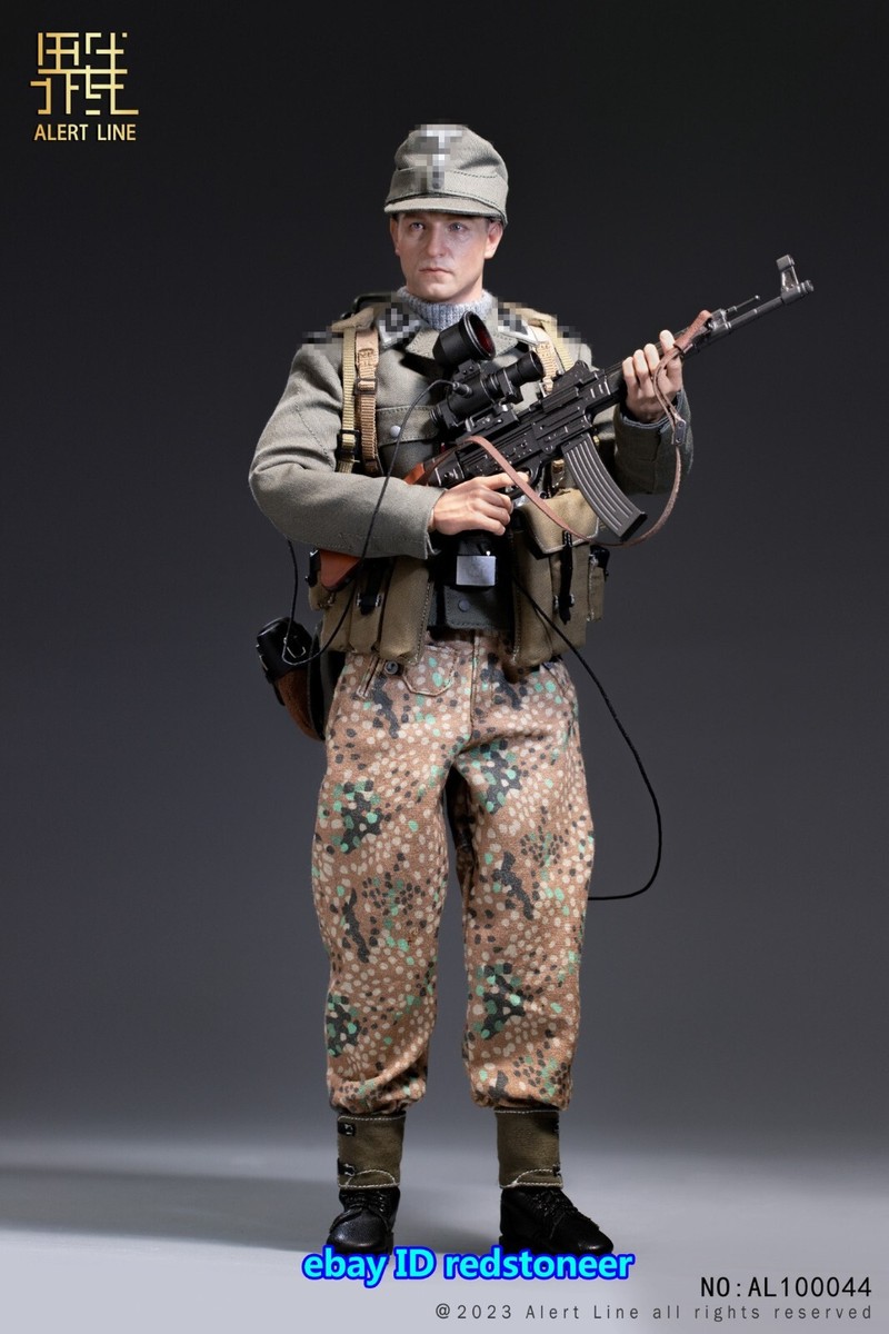 AlertLine WW II 1/6 Scale Waffen SS Commando Soldier Action Figure