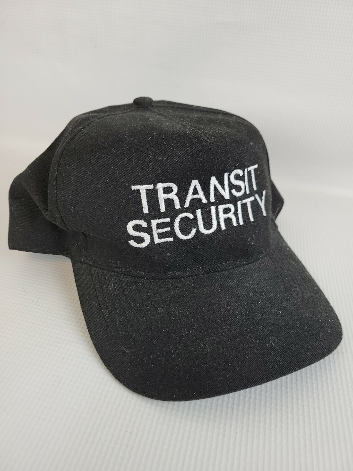 Transit Security Snapback Hat Black Baseball Cap … - image 1
