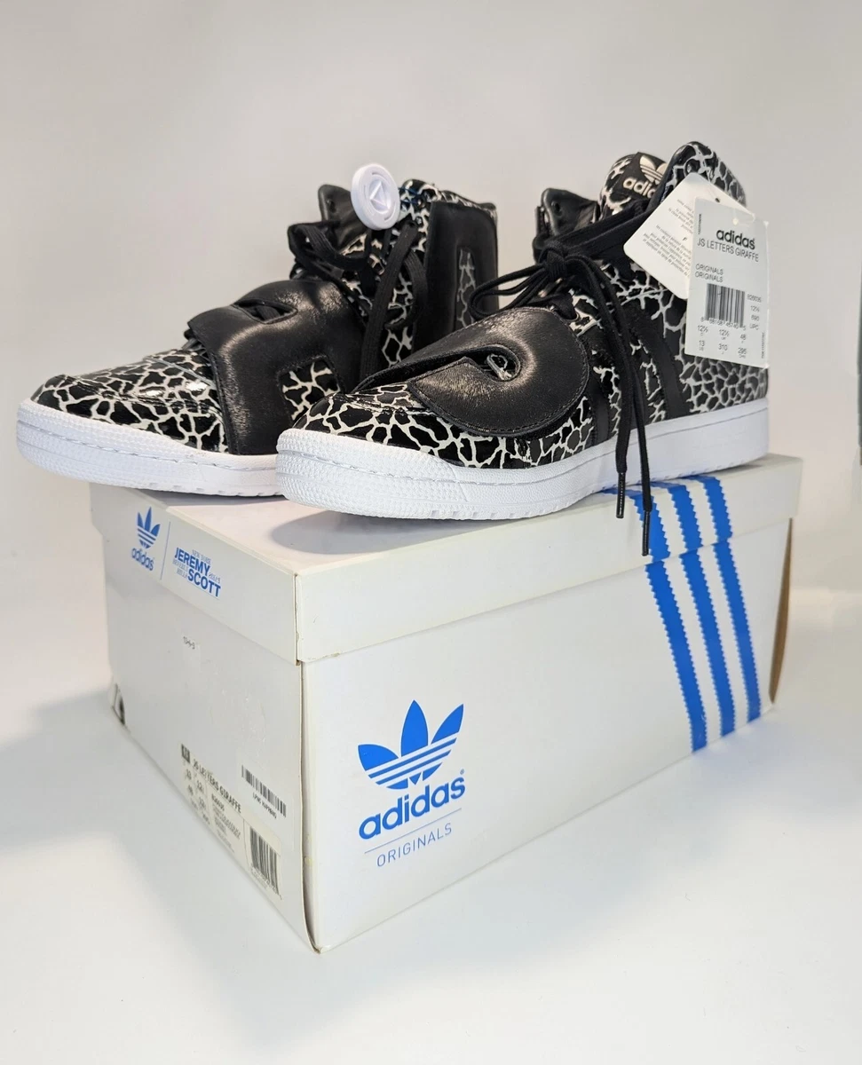 adidas X Jeremy Scott Letters Giraffe B26035 Size US13 RARE SIZE