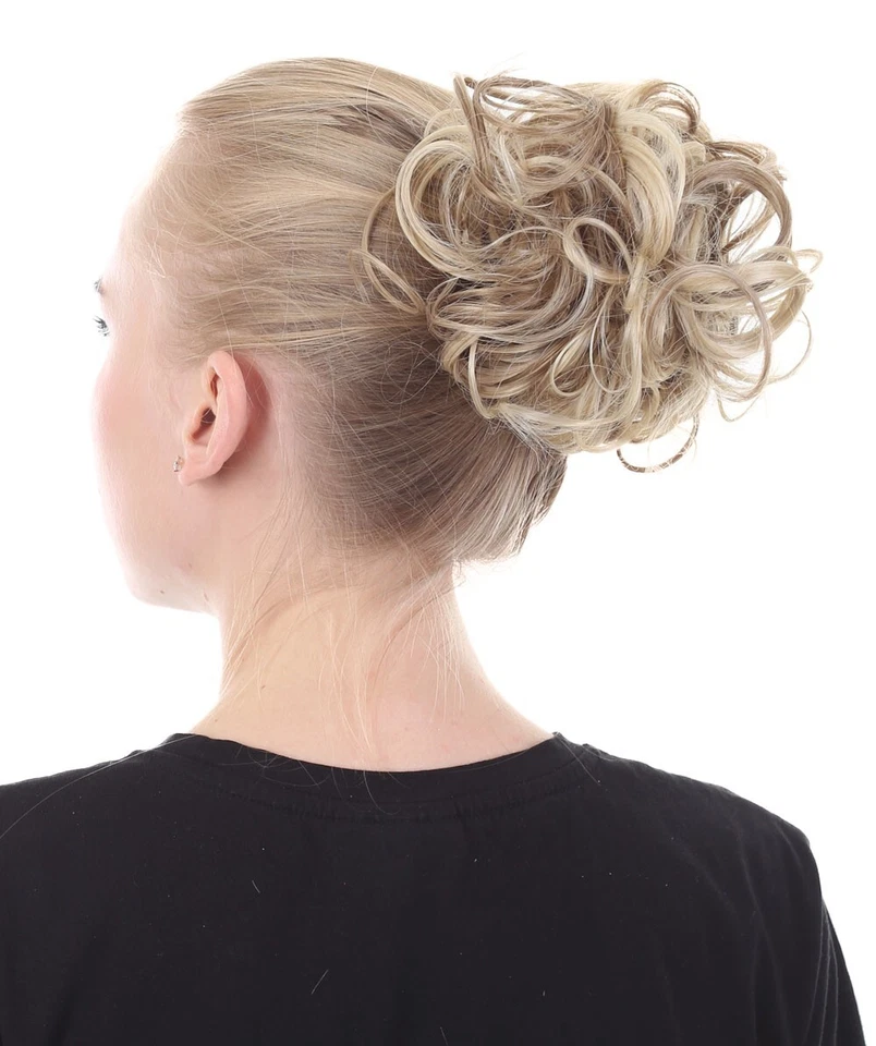 Peluca rubia rizada inspirada en Barbie - Pelo sintético Twister para mujer Foto 3 de 4