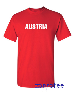 Österreich T-Shirt - Unterstützen Sie Ihr Land im Fußball, Skifahren oder im Urlaub