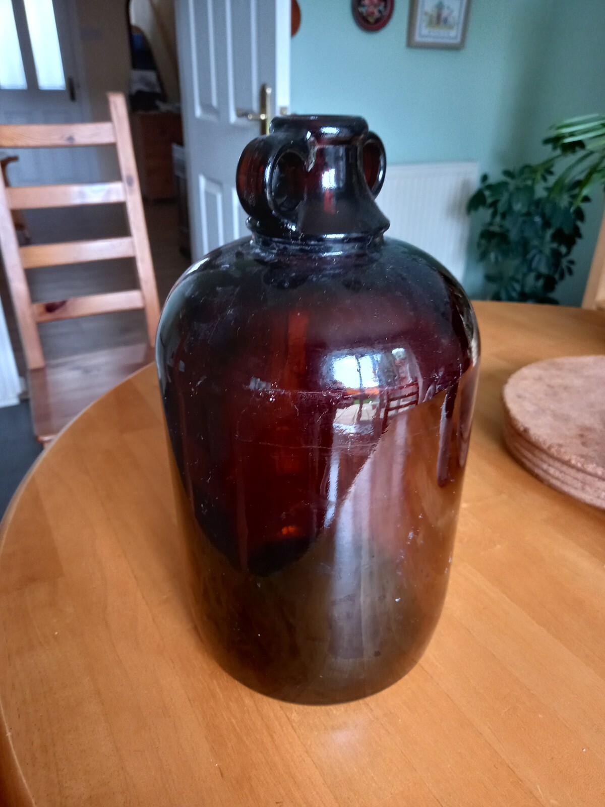 Brown Glass Demijohn Wine Making 1 Gallon 4.5ltr Bottle eBay