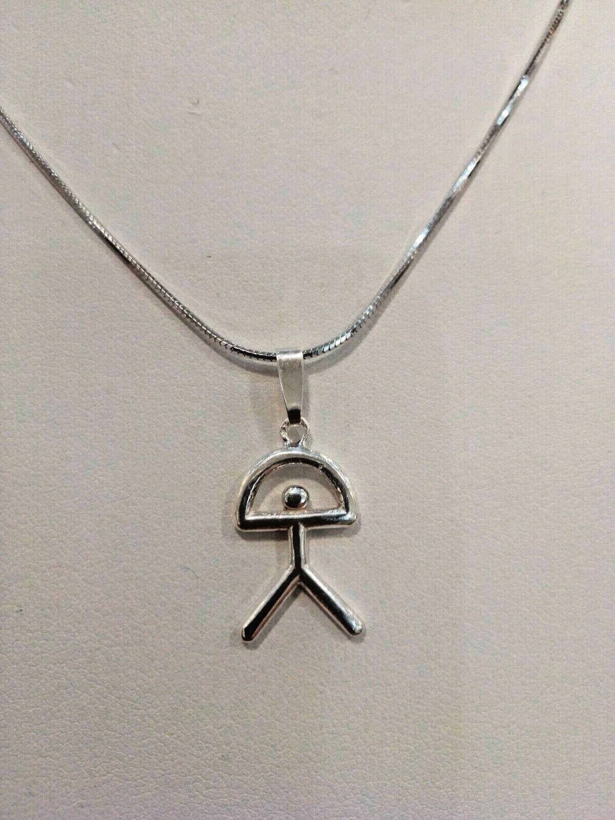 COLGANTE INDALO PLATA DE LEY 925--INDALO MAN PENDANT STERLING SILVER