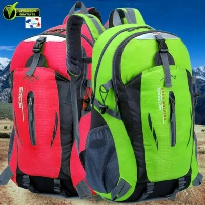 ARNOCHEN Sac à dos imperméable nylon haute qualité 35 L étudiant voyages randonnées