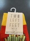 Two Left Feet Sock Co  French Fries Yellow Red Small Feet NWT M 5-8 W 5.5-9.5 — photo 3