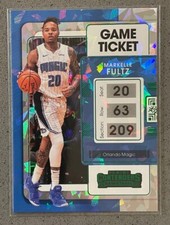 2021-22 Panini Contenders NBA #17 Markelle Fultz Green Cracked Ice Game Ticket