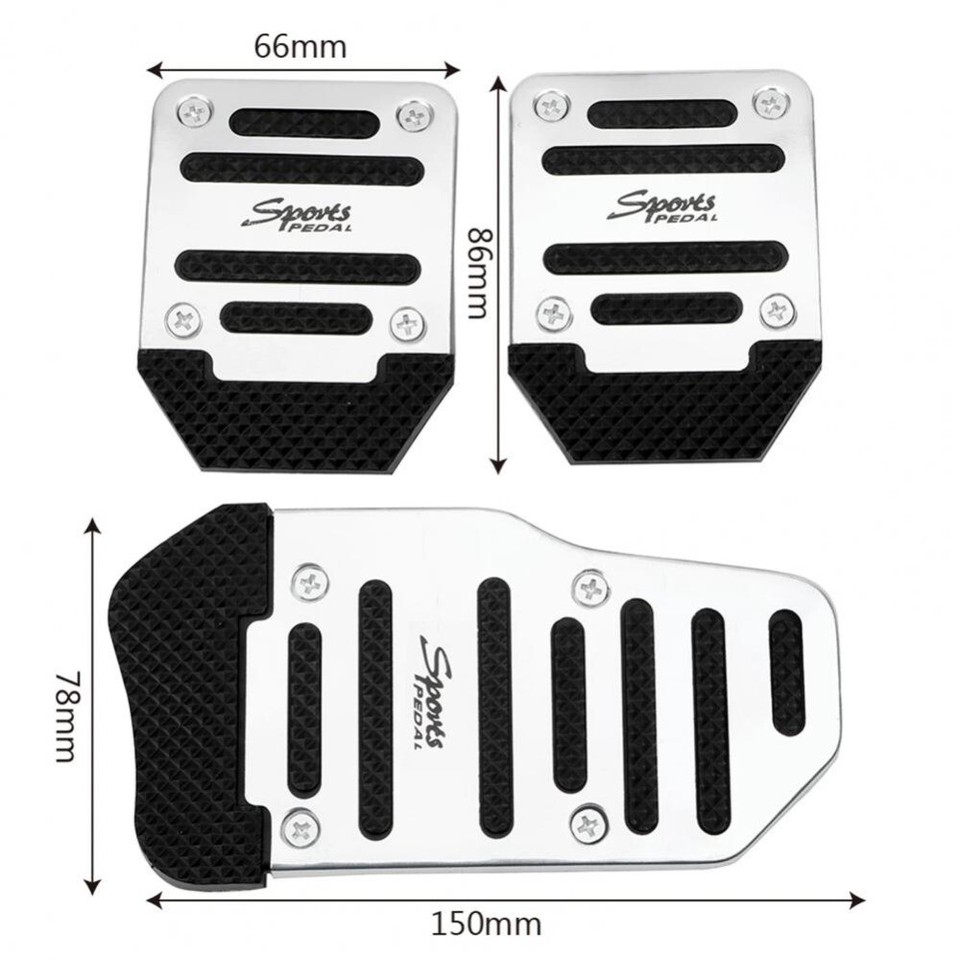 Clutch Pedal Manual gear Car Pedal Foot Pad Cover Brake Pad Cover Brake