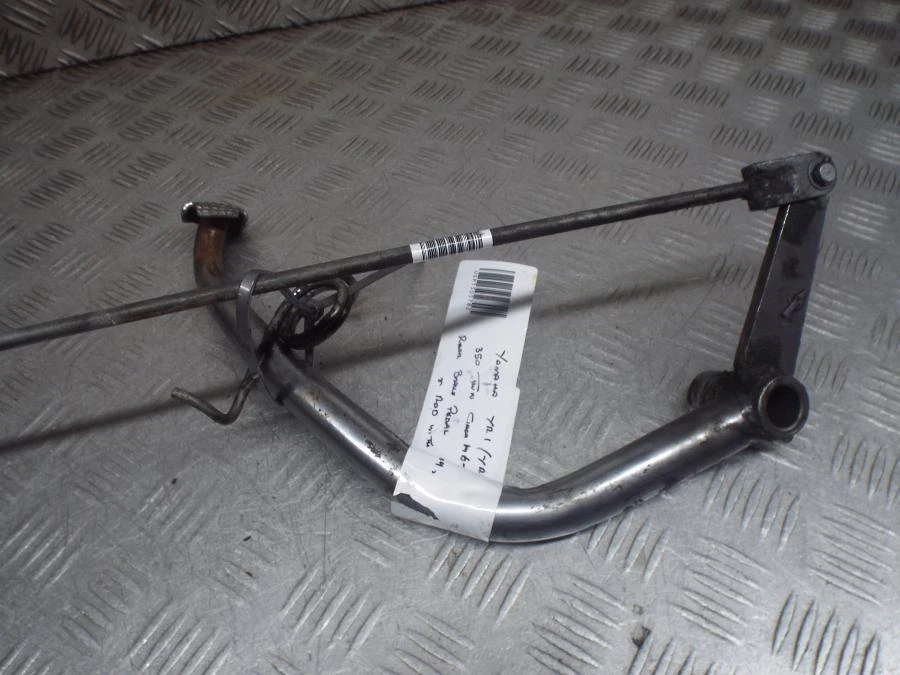 Pedal de palanca de freno trasero Yamaha YR1 YR2 350 1967-1969 y varilla y resorte  Foto 4 de 4