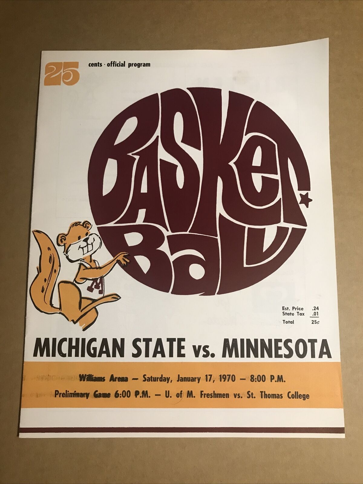 Game 8: Minnesota vs. Michigan State - University of Minnesota