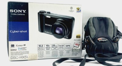 Sony Cyber-shot DSC-HX5V 10.2MP Compact Digital Camera - Black | eBay