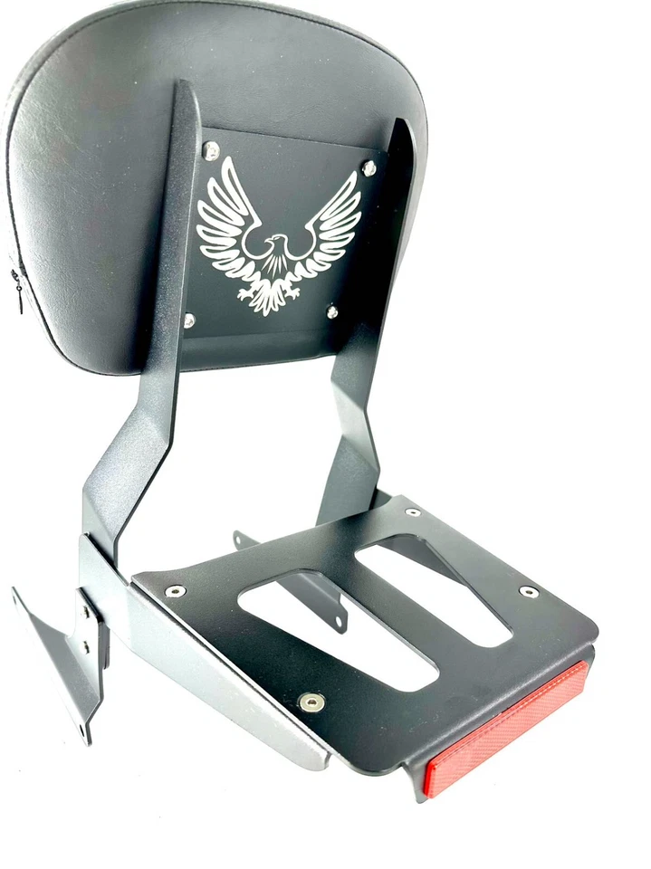 NUEVO JUEGO Sissy Bar Respaldo y Portaequipajes 4 Kawasaki Vulcan 500 VN EN 1990-09 Foto 2 de 4