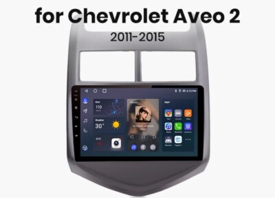 2 DIN RADIO FOR CHEVROLET AVEO 2 SONIC T300 NAVIGATOR GPS BLUETOOTH CARPLAY