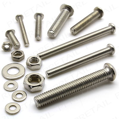 224Pc NUTS \u0026 BOLTS \u0026 WASHERS SHORT-LONG 