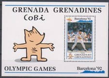 Olympische Spiele 1992 - Baseball - GRENADINEN - Block postfrisch